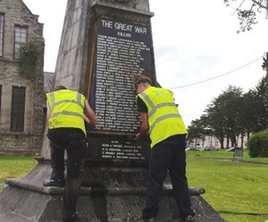 War Memorial Monument Cleaning
