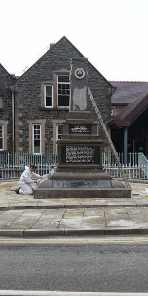 Historic War Memorial Monument Cleaning